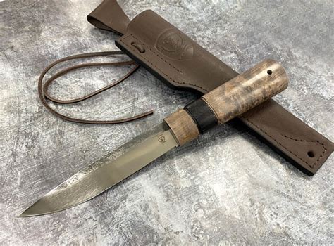 ЯКУТСКИЙ НОЖ, СТАЛЬ Х12МФ, КАП КЛЕНА (КОРИЧНЕВЫЙ) в интернет-магазине ...