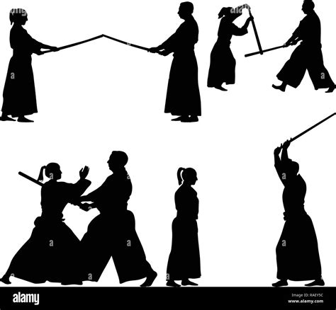 aikido martial art Stock Vector Image & Art - Alamy