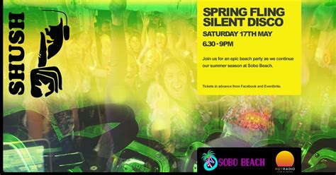 Spring Fling Silent Disco, Sobo Beach, Bournemouth, 17 May 2025 | AllEvents