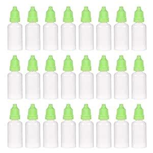 Ofowin [24 Pcs] Plastic Dropper Bottle, 20ml / 0.68oz Small Mouth ...