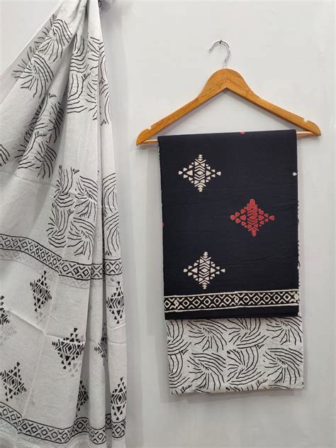 Screen Print Cotton Dupatta Suits – The Street Pal
