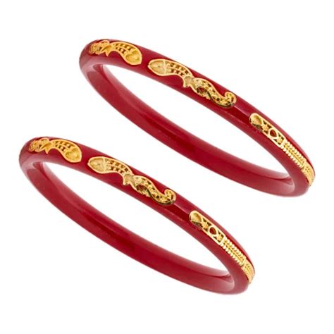 Buy LB 312 Ladies Red Bangle at an Affordable Price - Shop Now