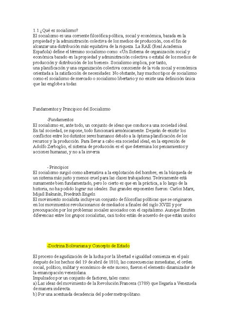 Socialismo - jhfdjhdsjhsdjhdsjh - 1 ¿Qué es socialismo? El socialismo ...