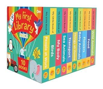 My First Library: Box Set of 10 Board Books for Children | My Little ...