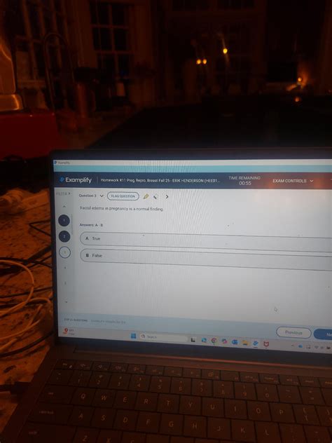 Facial edema in pregnancy is a normal | StudyX