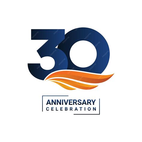 30th anniversary logo perfect logo design for anniversary celebration events vector illustration ...