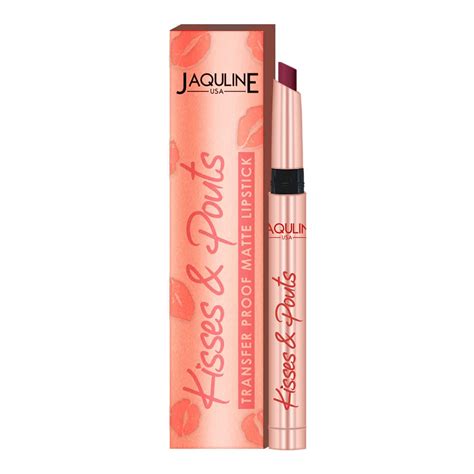 Buy Jaquline USA Kisses & Pouts Transfer Proof,Smudge proof & Enriched ...