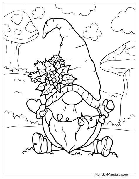 Christmas Gnome Coloring Book