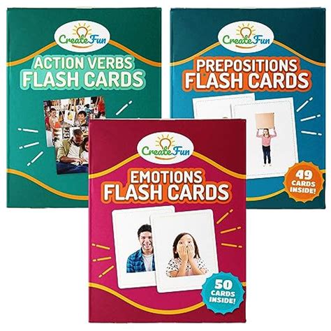Buy Prepositions, Emotions & Verbs Flash Cards Gift Set - 149 ...