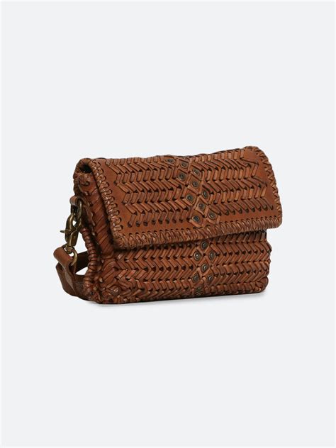 Leather Sling Bag – Cognac Handcrafted
