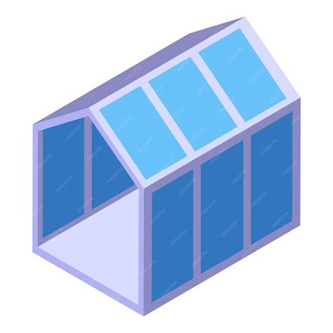 Estufas vazias modernas com paredes de vidro e telhado para o cultivo ...