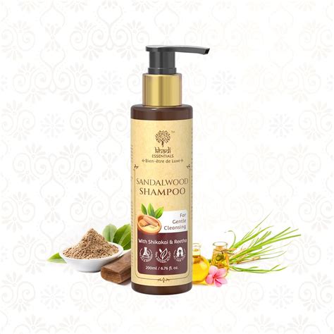 Buy Khadi Essentials Sandalwood Rose Hair Shampoo with Geranium ...