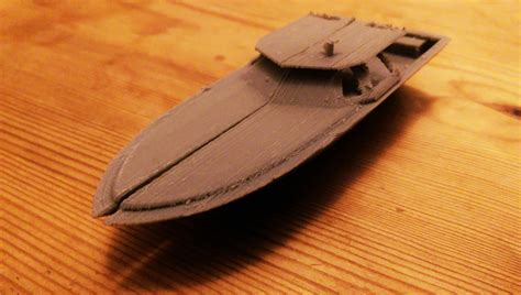 3D printed boat by Ed Vernon at Coroflot.com