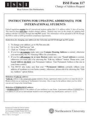 Fillable Online Change of Address Request Fax Email Print - pdfFiller