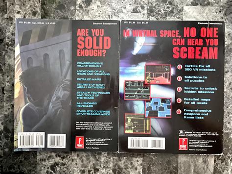 2 recent Metal Gear Solid guide pickups. 1 from eBay & 1 locally. Both Prima & like new. 1998 ...