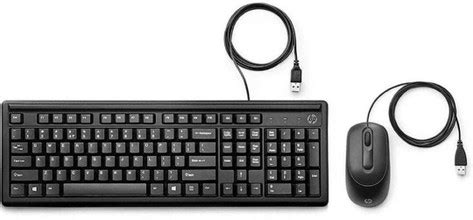 HP km160 Wired USB Standard Desktop Keyboard Compatible with Desktop ...