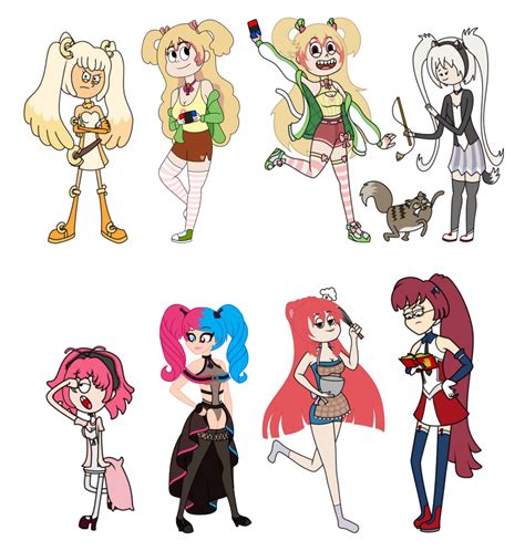 Crush Crush Girls In Different Styles (Vector) 1 by Emarnation on ...