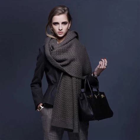 bottega veneta atki yun orme kahve yuksek kalite