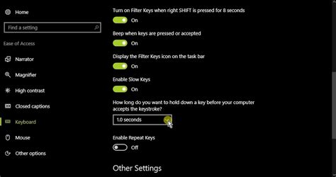 Image result for Filter Keys Keyboard Shortcut