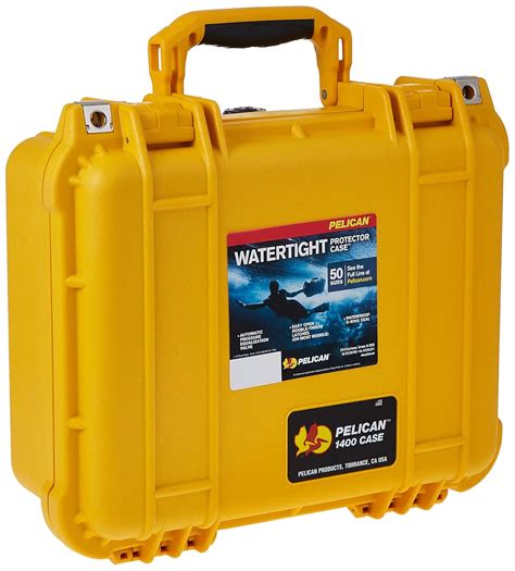 Pelican Yellow Small Storage Case : Amazon.in: Electronics
