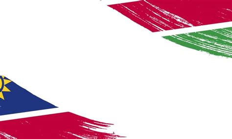Namibia flag with brush stroke effect grunge brush stroke watercolor ...