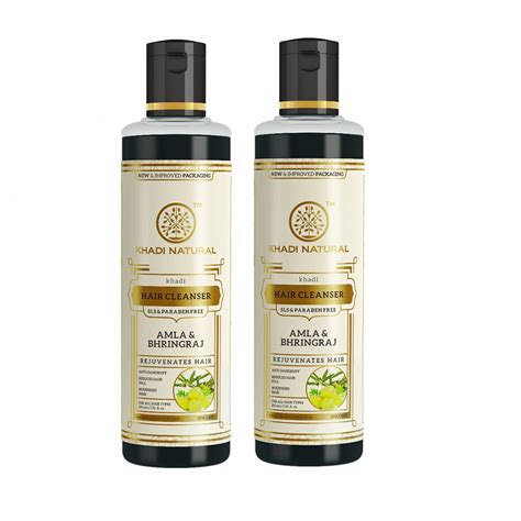 Buy Khadi Natural Ayurvedic Amla and Bhringraj Shampoo SLS and Paraben ...
