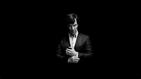 Download wallpaper background, minimalism, black background, Benedict ...