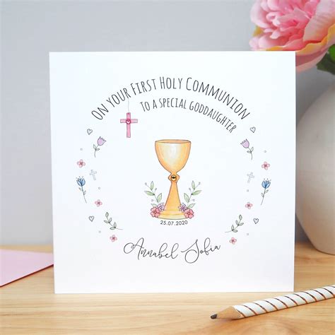 Thank You Card Wording For First Holy Communion at Felicia Papas blog