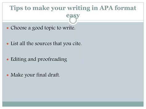 Image result for How to Write in APA Format