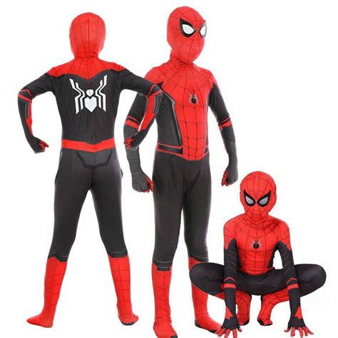 Buy Liyucwill Kids Spider-Man: Far From Home Spiderman Zentai Cosplay ...