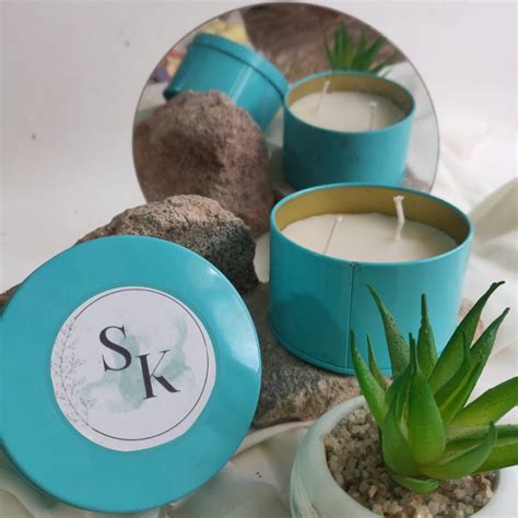 Couple initial wedding candle – Melting Aura