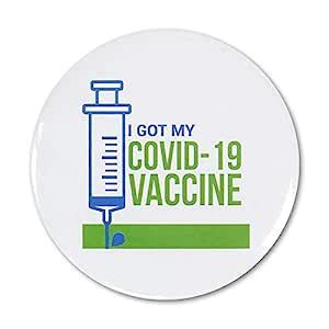 2 inch Round - I Got My Vaccine Pins Pinback Buttons Badges - I was ...