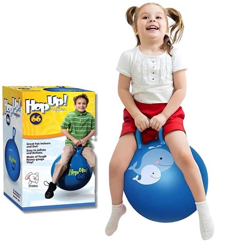 Storio Sit And Bounce Rubber Hop Ball Jumping&Bouncing Ball For Boys ...