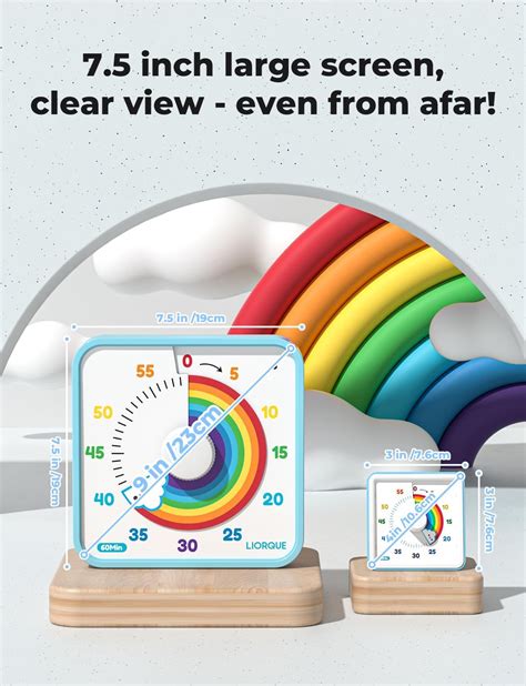 LIORQUE 60 Minute Visual Timer for Kids and Adults, India | Ubuy