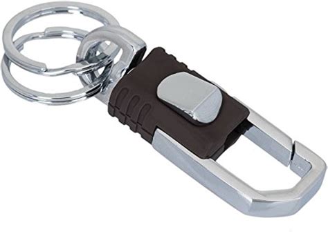 Bambble® Metal Press Button Hook Keychain for Car / Keychains for Bikes ...