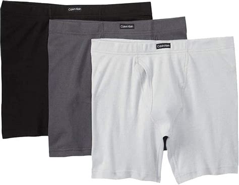 Calvin Klein Men's 3-Pack Cotton Boxer Briefs India | Ubuy