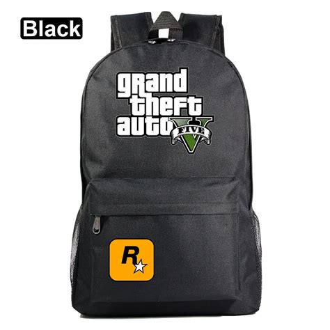 GTA5 Grand Theft Auto V School Bag Boy Girl Backpack – CRAZE