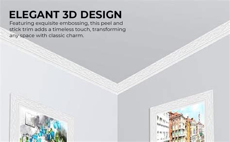 Supvox® 30ft Vintage Border Wallpaper, Wall Border Sticker Roll, Peel ...