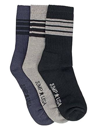 Buy Jump USA Men's Calf Length Bamboo Cotton Socks - Pack of 3 | Men ...