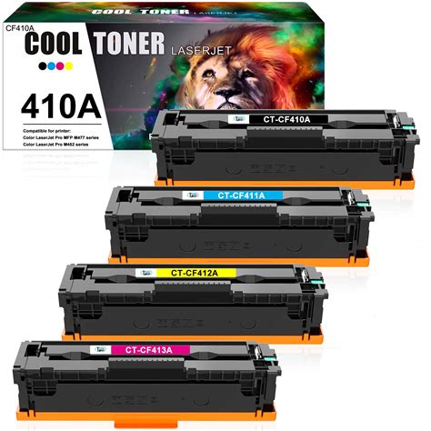 Cool Toner Compatible Toner Cartridge Replacement for HP 410A CF410A HP ...