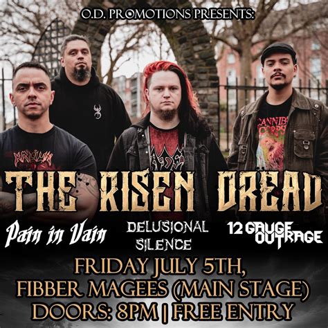 THE RISEN DREAD + Support at Fibber Magees (Main Stage)!, Fibber Magees ...