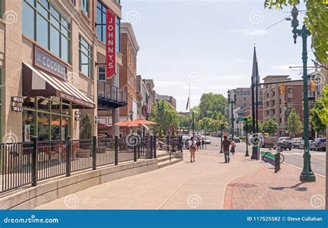 State Street Scene Looking East Editorial Photography - Image of york ...