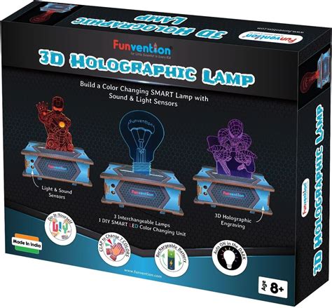 Buy 3D Holographic Smart Lamp with Sound & Light Control - STEM ...