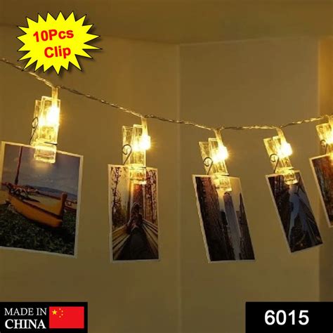 6015 Fairy Warm White Clip Lights for Photos - DeoDap