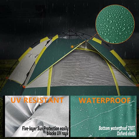 Buy Instant Pop Up Tent Waterproof For Family Hiking Beach Camping Tent ...