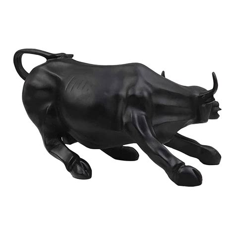 Geometric Bull Resin Statue Home Decor for Gift Items I Stock Market I ...