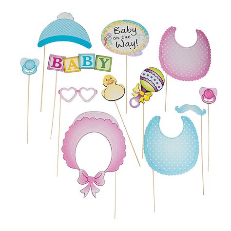 Baby Shower Photo Stick Props (12 Pack) : Amazon.in: Toys & Games