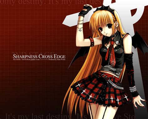 Sharpness Cross Edge HD Wallpaper - Re:Crime Anime