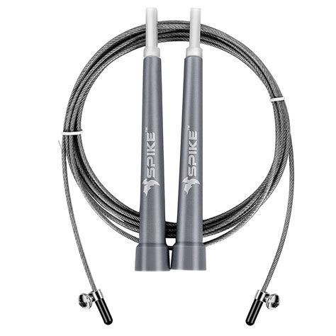 Spike Speed Skipping Rope (Grey) - Spikefitness