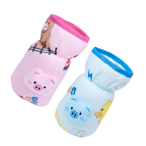 Buy THE LITTLE LOOKERS Soft Plush Stretchable Baby Feeding Bottle Cover ...